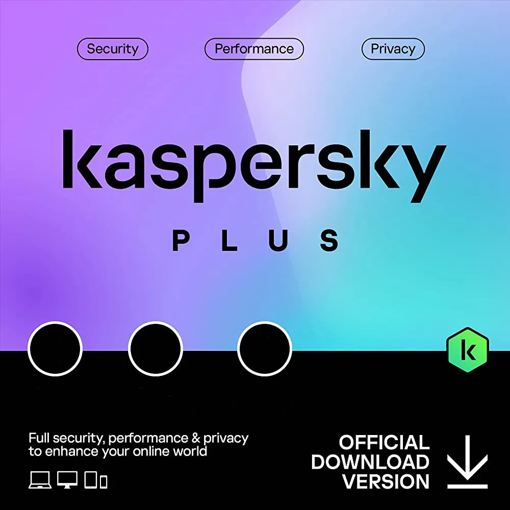 Kaspersky Plus для всех устройств 3 устройства, 1 год - фото №1